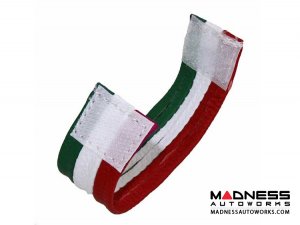 Steering Wheel Centering Band - Black italy - Italian Flag Design